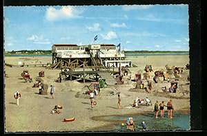Bild des Verkufers fr Ansichtskarte St. Peter-Ording, Strandleben bei der Arche Noah zum Verkauf von Bartko-Reher