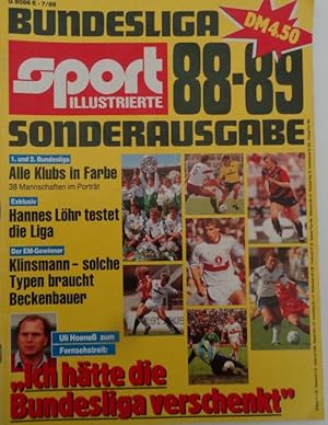 Imagen del vendedor de Bundesliga 88-89. sport illustrierte. Sonderausgabe. a la venta por Antiquariat Ursula Hartmann