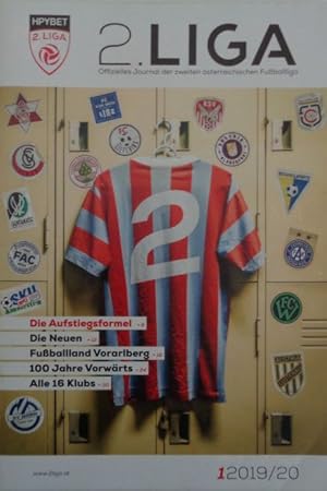 Imagen del vendedor de 2. LIGA. Offizielles Journal der zweiten strreichischen Fuballiga. 2019/20. a la venta por Antiquariat Ursula Hartmann