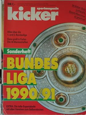 Bild des Verkufers fr Sonderheft BUNDESLIGA 1990/91. zum Verkauf von Antiquariat Ursula Hartmann