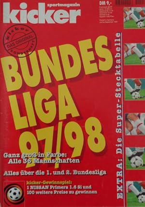 Bild des Verkufers fr Sonderheft BUNDESLIGA 97/98. zum Verkauf von Antiquariat Ursula Hartmann