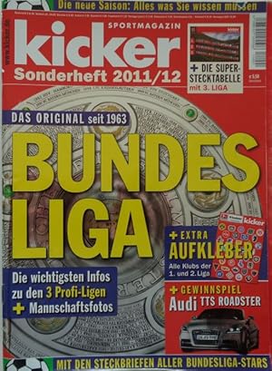 Imagen del vendedor de kicker sportmagazin Sonderheft BUNDESLIGA 2011/12. a la venta por Antiquariat Ursula Hartmann