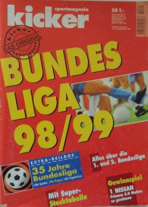 Bild des Verkufers fr kicker sportmagazin Sonderheft BUNDESLIGA 1999/2000. zum Verkauf von Antiquariat Ursula Hartmann