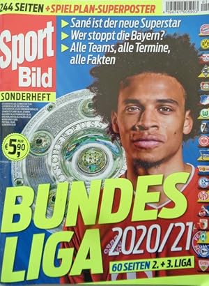 Seller image for Sport Bild Sonderheft BUNDESLIGA 2020/21. 60 Seiten 2. + 3. Liga. for sale by Antiquariat Ursula Hartmann