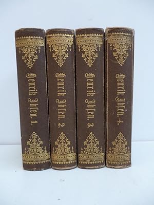 Henrik Ibsens Gesammelte Werke 1. bis 4. Band (4 Bände) Vollständige Ausgabe. Übertragen und erlä...