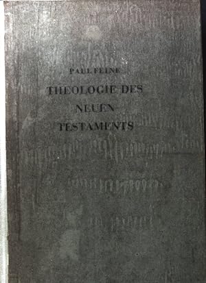 Bild des Verkufers fr Theologie des neuen Testaments. zum Verkauf von books4less (Versandantiquariat Petra Gros GmbH & Co. KG)