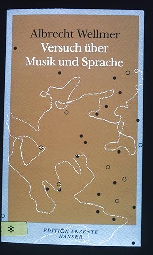 Bild des Verkufers fr Versuch ber Musik und Sprache. Edition Akzente zum Verkauf von books4less (Versandantiquariat Petra Gros GmbH & Co. KG)