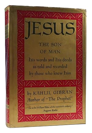 Bild des Verkufers fr JESUS THE SON OF MAN zum Verkauf von Rare Book Cellar