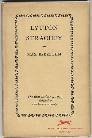 LYTTON STRACHEY The Rede Lecture - 1943.