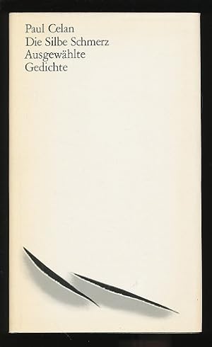 Die Silbe Schmerz. Ausgewählte Gedichte. Auswahl von Klaus Schuhmann. Mit einem Porträt-Frontispiz.