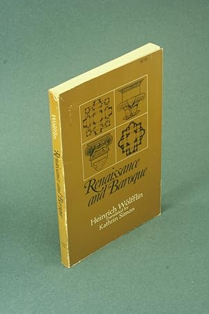 Bild des Verkufers fr Renaissance and Baroque. Translated by Kathrin Simon. With an introduction by Peter Murray zum Verkauf von Steven Wolfe Books