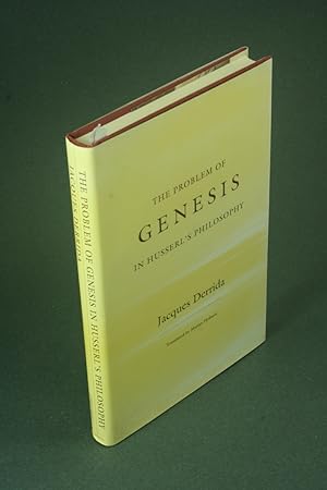 Bild des Verkufers fr The problem of Genesis in Husserl's philosophy - COPY WITH MARKINGS. Translated by Marian Hobson zum Verkauf von Steven Wolfe Books