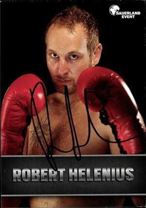 Bild des Verkäufers für Autogrammkarte Boxer Robert Helenius, Autogramm zum Verkauf von akpool GmbH