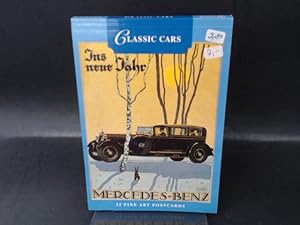 Classic Cars. 32 Fine Art Postcards.