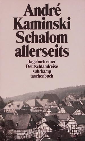 Seller image for Schalom allerseits. Tagebuch einer Deutschlandreise. for sale by Antiquariat Bookfarm