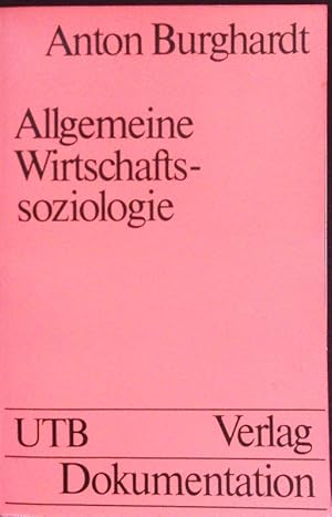 Seller image for Allgemeine Wirtschaftssoziologie. for sale by Antiquariat Bookfarm