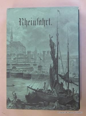 Image du vendeur pour Rheinfahrt. Von den Quellen des Rheins bis zum Meere. Faksimile der Ausgabe Stuttgart, Krner, 1875. Hannover, Vincentz, 1978. Fol. Mit 60 Tafeln u. zahlreichen Illustrationen im Text nach Holzstichen von Diez, Vautier u.v.a. 426 S., 1 Bl. Or.-Kunstleder mit Goldprgung in Or.-Schmuckschuber. (ISBN 387870156X). mis en vente par Jrgen Patzer