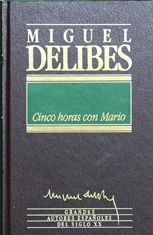 Imagen del vendedor de Cinco horas con Mario a la venta por Librería Alonso Quijano