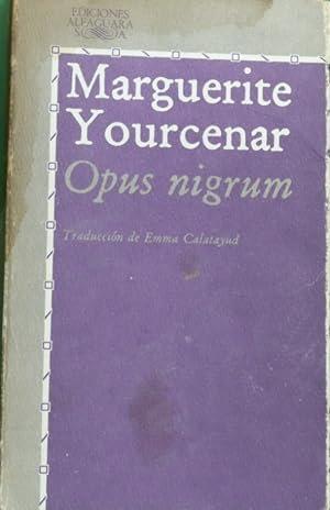 Imagen del vendedor de Opus nigrum a la venta por Librería Alonso Quijano