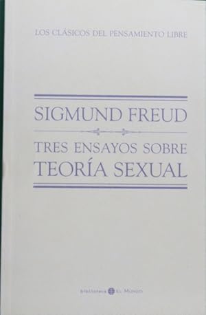 Imagen del vendedor de Tres ensayos para una teoría sexual a la venta por Librería Alonso Quijano