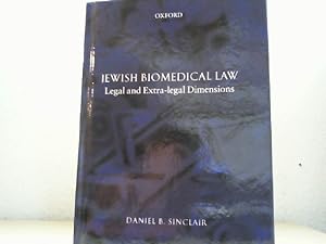 Seller image for Jewish Biomedical Law: Legal and Extra-Legal Dimensions. for sale by Antiquariat im Schloss
