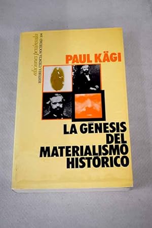 Seller image for La gnesis del materialismo histrico for sale by Alcan Libros