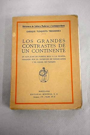 Immagine del venditore per Los grandes contrastes de un continente venduto da Alcan Libros