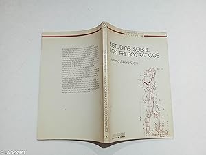 Seller image for Estudios sobre los presocrticos for sale by La Social. Galera y Libros