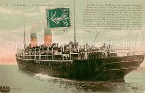 Postkarte Carte Postale 73886204 Schiffe Oceanliner Le transatlantique La Lorraine