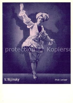 Imagen del vendedor de Postkarte Carte Postale 73887116 Tanz Taenzer V.Nijinsky Foto.Leiser a la venta por Versandhandel Boeger