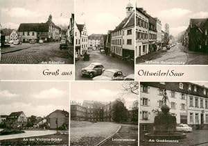 Postkarte Carte Postale 73887066 Ottweiler Am Schlosshof Altes Rathaus Wilh Heinrichstrasse An de...