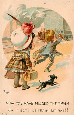 Postkarte Carte Postale 73890140 Dackel Dachshund Teckel Hunde dogs Chiens Cani Now we have misse...