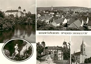 Postkarte Carte Postale 73892145 Mnisek pod Brdy CZ pod Brdy Zamek postaven v letech Celkovy pohl...