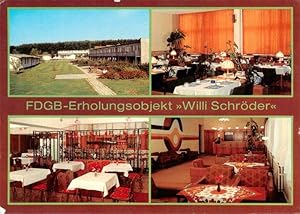 Bild des Verkufers fr Postkarte Carte Postale 73893943 Klein Labenz FDGB Erholungsobjekt Willi Schroeder Speisesaal Bar Empfan zum Verkauf von Versandhandel Boeger