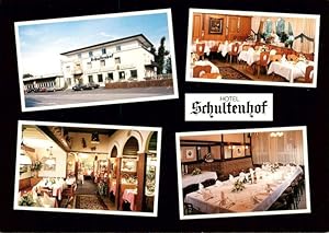 Postkarte Carte Postale 73894078 Gladbeck Hotel Schultenhof Gastraeume Gladbeck