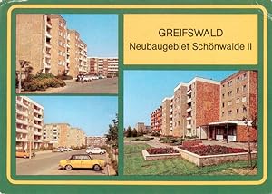 Postkarte Carte Postale 73893636 Greifswald Neubaugebiet Schoenwalde II Details Greifswald