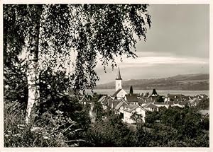 Bild des Verkufers fr Postkarte Carte Postale 13896908 Steckborn Untersee TG Panorama Kirche zum Verkauf von Versandhandel Boeger