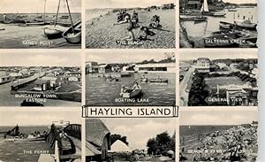 Bild des Verkufers fr Postkarte Carte Postale 73903716 Hayling Island UK Sandy Point The Beach Salterns Creek Bungalow Town Ea zum Verkauf von Versandhandel Boeger