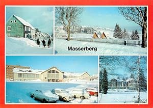 Postkarte Carte Postale 73905035 Masserberg Ernst Thaelmann Strasse Teilansicht FDGB Erholungshei...