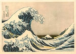 Imagen del vendedor de Postkarte Carte Postale 73906603 Hokusai K. Kuenstlerkarte Die Woge Japan a la venta por Versandhandel Boeger