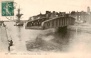 Postkarte Carte Postale 13907154 Dieppe 76 Seine-Maritime Le Pont Tournant du Pollet