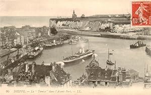 Postkarte Carte Postale 13907148 Dieppe 76 Seine-Maritime La Tamise dans lAvant Port