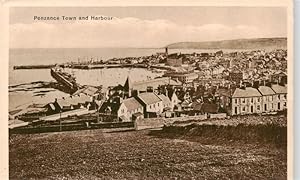 Postkarte Carte Postale 73911213 Penzance Cornwall UK The Harbour