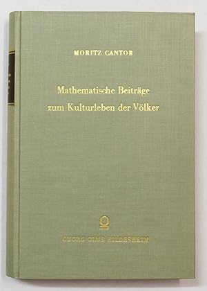 Bild des Verkufers fr Mathematische Beitrge zum Kulturleben der Vlker. Nachdruck der Ausgabe Halle 1863. zum Verkauf von Antiquariat Martin Barbian & Grund GbR