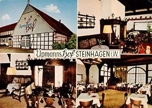 Postkarte Carte Postale 73915311 Steinhagen Westfalen Hotel Restaurant Upmanns Hof Gastraeume