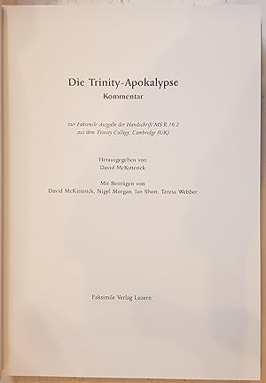 Immagine del venditore per Die Trinity-Apokalypse: Die berhmteste Apokalypse der Gotik venduto da Hanselled Books