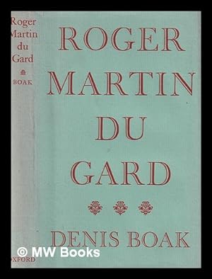 Bild des Verkufers fr Roger Martin du Gard zum Verkauf von MW Books Ltd.
