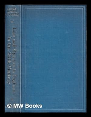 Immagine del venditore per Law and opinion in England in the 20th century venduto da MW Books Ltd.