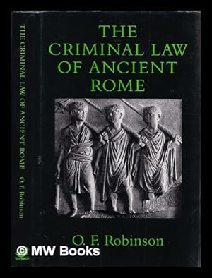 Image du vendeur pour The criminal law of ancient Rome mis en vente par MW Books Ltd.