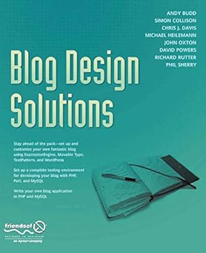 Immagine del venditore per Blog Design Solutions venduto da ICTBooks